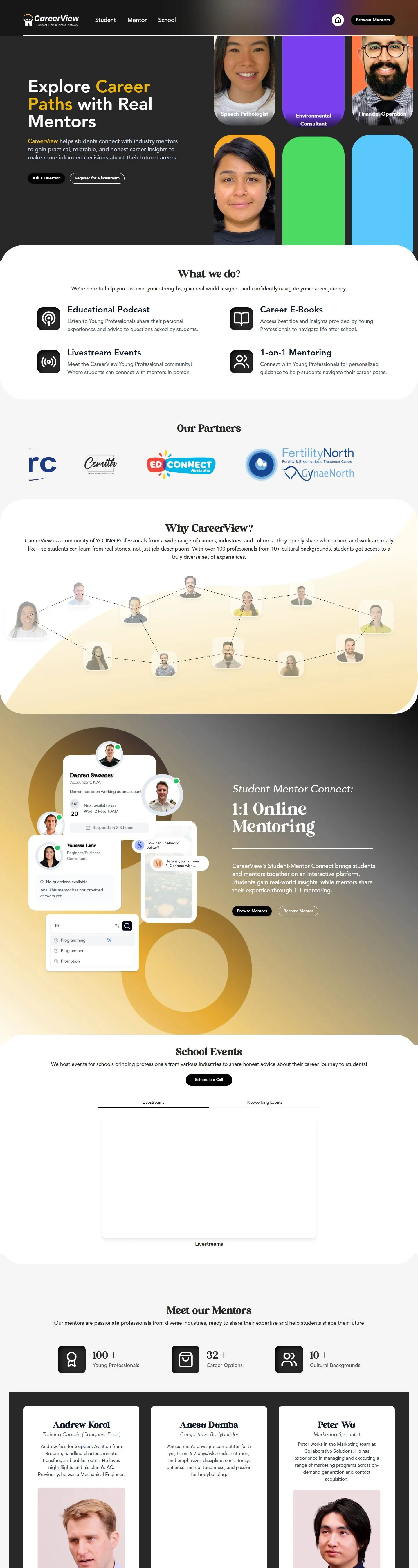 CareerView full page